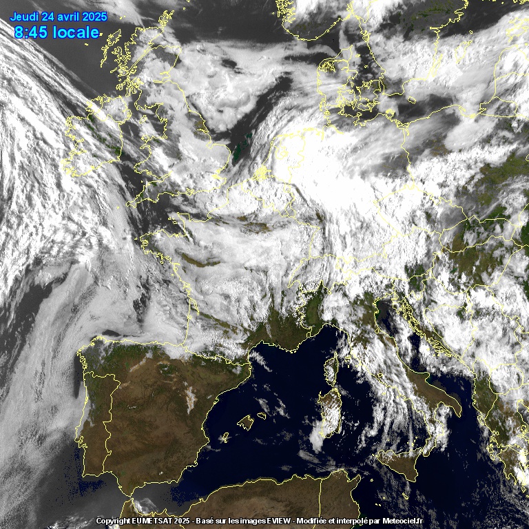 Meteosat Europa Visibile